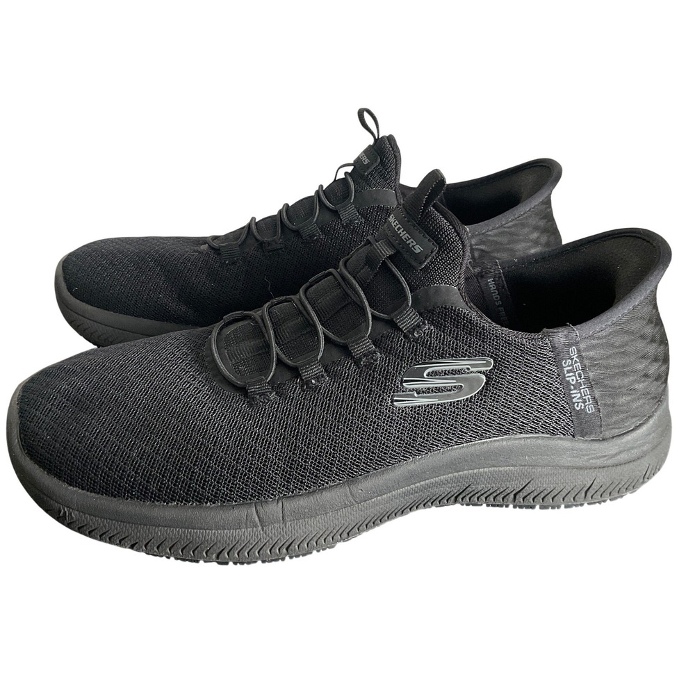 Skechers Work Slip-ins Summits SR Enslee Black Sneakers 108144 Womens 7.5